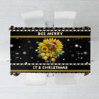 Bee Merry Its Time Christmas Tablecloth Xmas Holiday Patterns - Wonder Print Shop