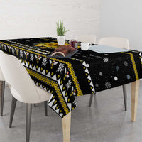 Bee Merry Its Time Christmas Tablecloth Xmas Holiday Patterns - Wonder Print Shop