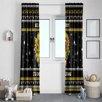 Bee Merry Its Time Christmas Window Curtain Xmas Holiday Patterns - Wonder Print Shop