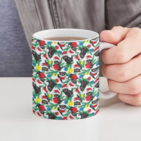 Black Cat Christmas Christmas Ceramic Mug Xmas Holiday Patterns - Wonder Print Shop