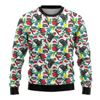 Black Cat Christmas Ugly Christmas Sweater Xmas Holiday Patterns - Wonder Print Shop