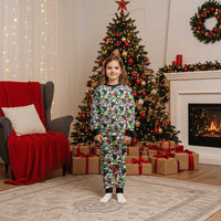 Black Cat Christmas Christmas Pajama Set Xmas Holiday Patterns - Wonder Print Shop