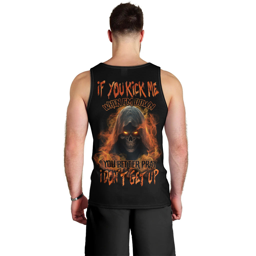 If You Kick Me When I'm Down Men Tank Top - Wonder Print Shop