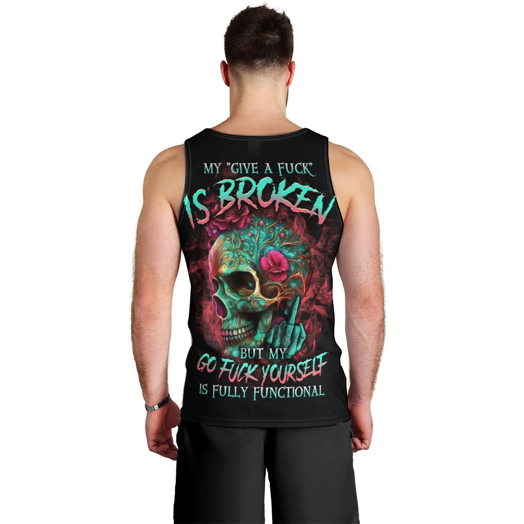 Give Me A F Is Broken But My Go F Yourself Men Tank Top - Wonder Print Shop