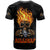 Dilligaf Flame Skull With G T Shirt - Wonder Print Shop