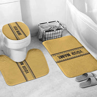 Custom Retro Bowling Bathroom Set with Diamond Stripe Pattern North Bowl Logo - Wonder Print Shop