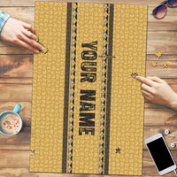 Custom Retro Bowling Puzzle with Diamond Stripe Pattern North Bowl Logo - Wonder Print Shop