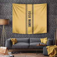 Custom Retro Bowling Tapestry with Diamond Stripe Pattern North Bowl Logo - Wonder Print Shop