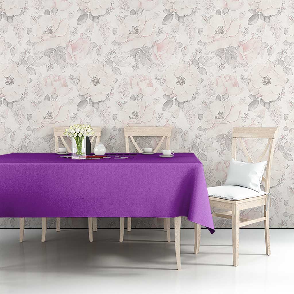 Personalized Purple Black Retro Bowling Tablecloth with Cartoon Strike - Wonder Print Shop