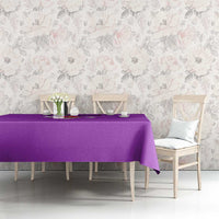 Personalized Purple Black Retro Bowling Tablecloth with Cartoon Strike - Wonder Print Shop