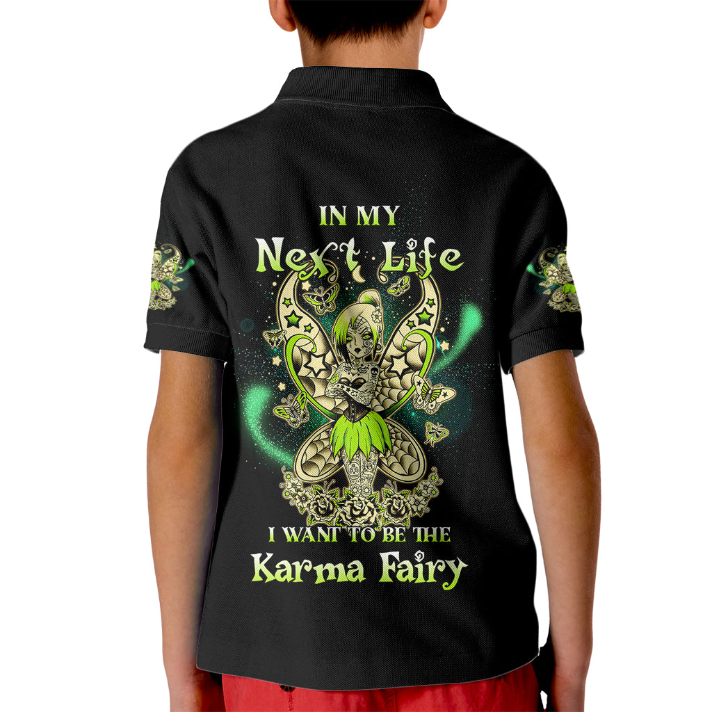 Karma Fairy Skull Kid Polo Shirt - Wonder Print Shop