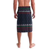 Santa Hole in One Christmas Lavalava with Golf Clubs and Festive Pattern - Wonder Print Shop