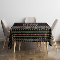 White and Red Christmas Wine Tablecloth with Festive Pattern and Holiday Cheer - Wonder Print Shop