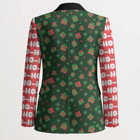 Go Jesus It's Your Birthday Christmas Blazer with Presents and Festive Pattern - Wonder Print Shop