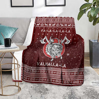 Vikings Fa La La La Christmas Blanket Xmas Holiday Patterns - Wonder Print Shop