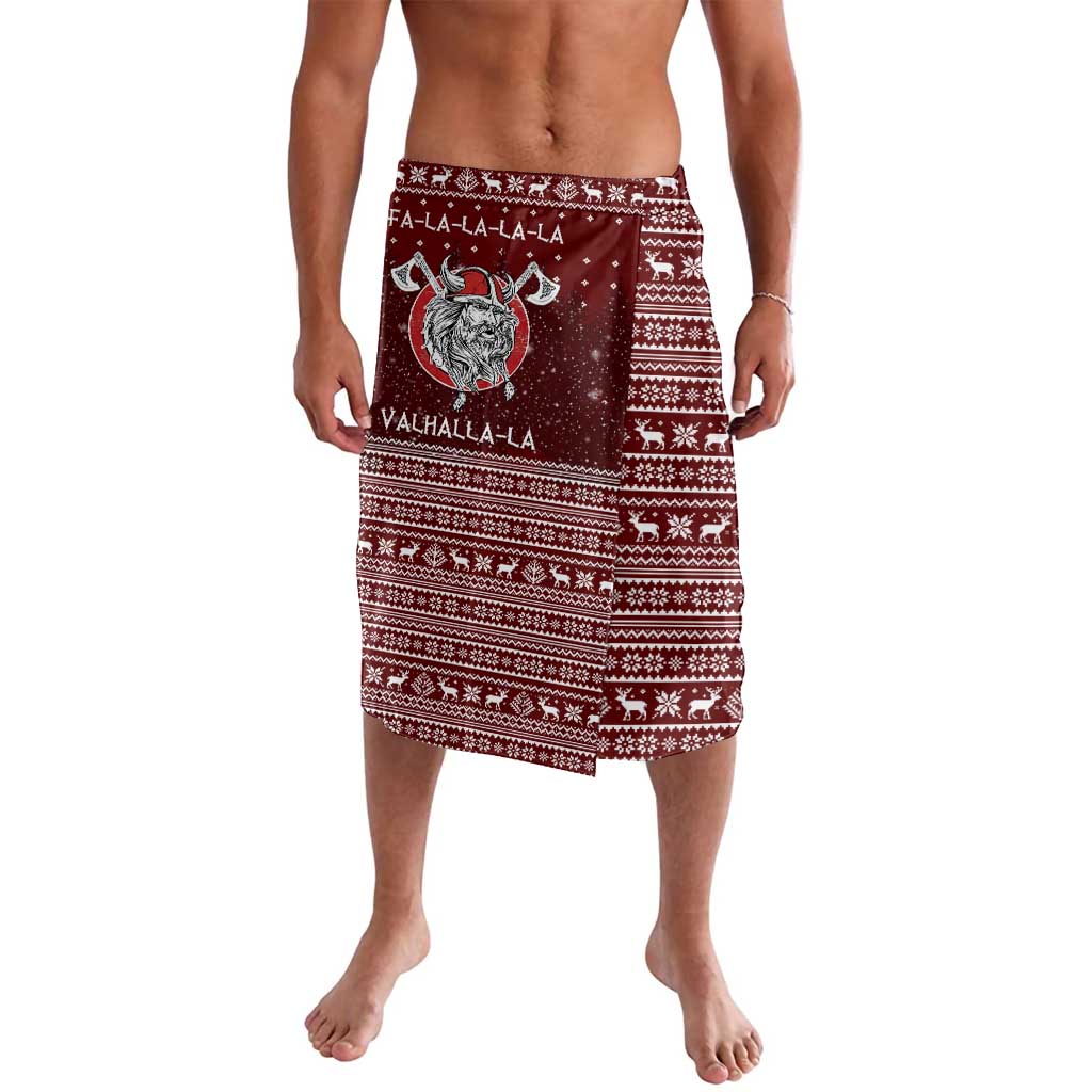 Vikings Fa La La La Christmas Lavalava Xmas Holiday Patterns - Wonder Print Shop