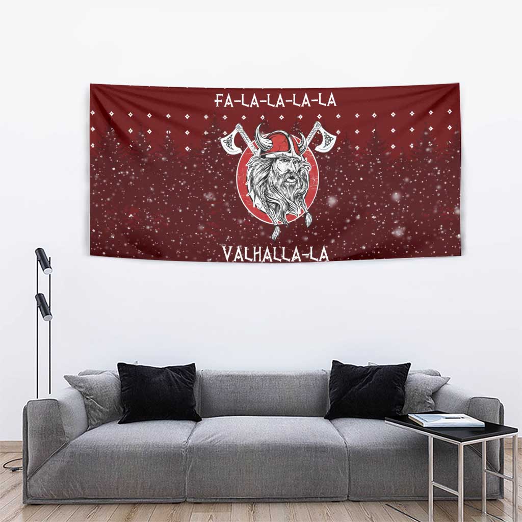 Vikings Fa La La La Christmas Tapestry Xmas Holiday Patterns - Wonder Print Shop