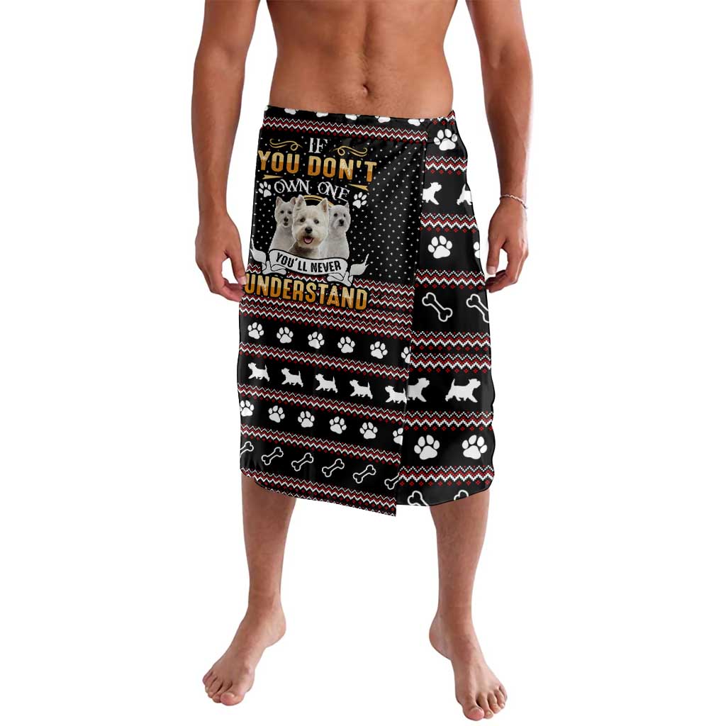 West Highland White Terrier Christmas Lavalava Xmas Holiday Patterns - Wonder Print Shop