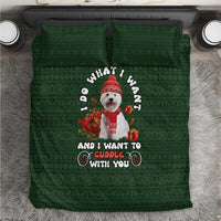 West Highland White Terrier Christmas Bedding Set Xmas Holiday Patterns - Wonder Print Shop