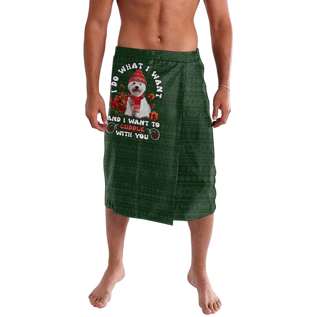 West Highland White Terrier Christmas Lavalava Xmas Holiday Patterns - Wonder Print Shop