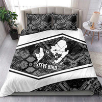 Steve Biko Bedding Set with Monochrome Portrait, Ideas Do Not Die Quote - Wonder Print Shop
