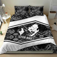 Steve Biko Bedding Set with Monochrome Portrait, Ideas Do Not Die Quote - Wonder Print Shop