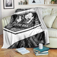 Steve Biko Blanket with Monochrome Portrait, Ideas Do Not Die Quote - Wonder Print Shop
