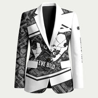 Steve Biko Blazer with Monochrome Portrait, Ideas Do Not Die Quote - Wonder Print Shop