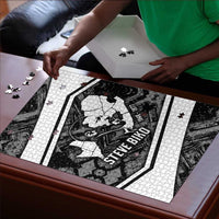 Steve Biko Puzzle with Monochrome Portrait, Ideas Do Not Die Quote - Wonder Print Shop