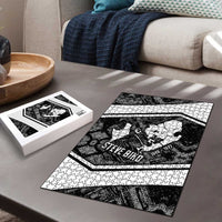 Steve Biko Puzzle with Monochrome Portrait, Ideas Do Not Die Quote - Wonder Print Shop