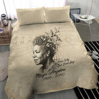 Maya Angelou Bedding Set I Know Why The Caged Bird Sings - Wonder Print Shop