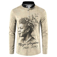 Maya Angelou Button Sweatshirt I Know Why The Caged Bird Sings