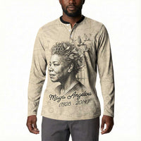 Maya Angelou Button Sweatshirt I Know Why The Caged Bird Sings