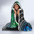 Torest Trait Islands Mix Crocodine Aboriginal Pattern Hooded Blanket