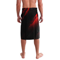 Boomer Generation Lavalava with Skull Crossbones and Grunge Streak Pattern