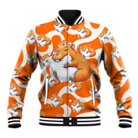 Capybara Sleep Baseball Jacket Sleepybara Nightdress