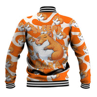 Capybara Sleep Baseball Jacket Sleepybara Nightdress