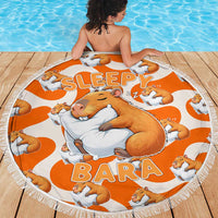 Capybara Sleep Beach Blanket Sleepybara Nightdress