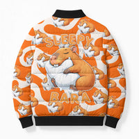 Capybara Sleep Bomber Puffer Jacket Sleepybara Nightdress