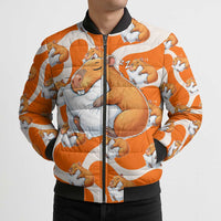Capybara Sleep Bomber Puffer Jacket Sleepybara Nightdress