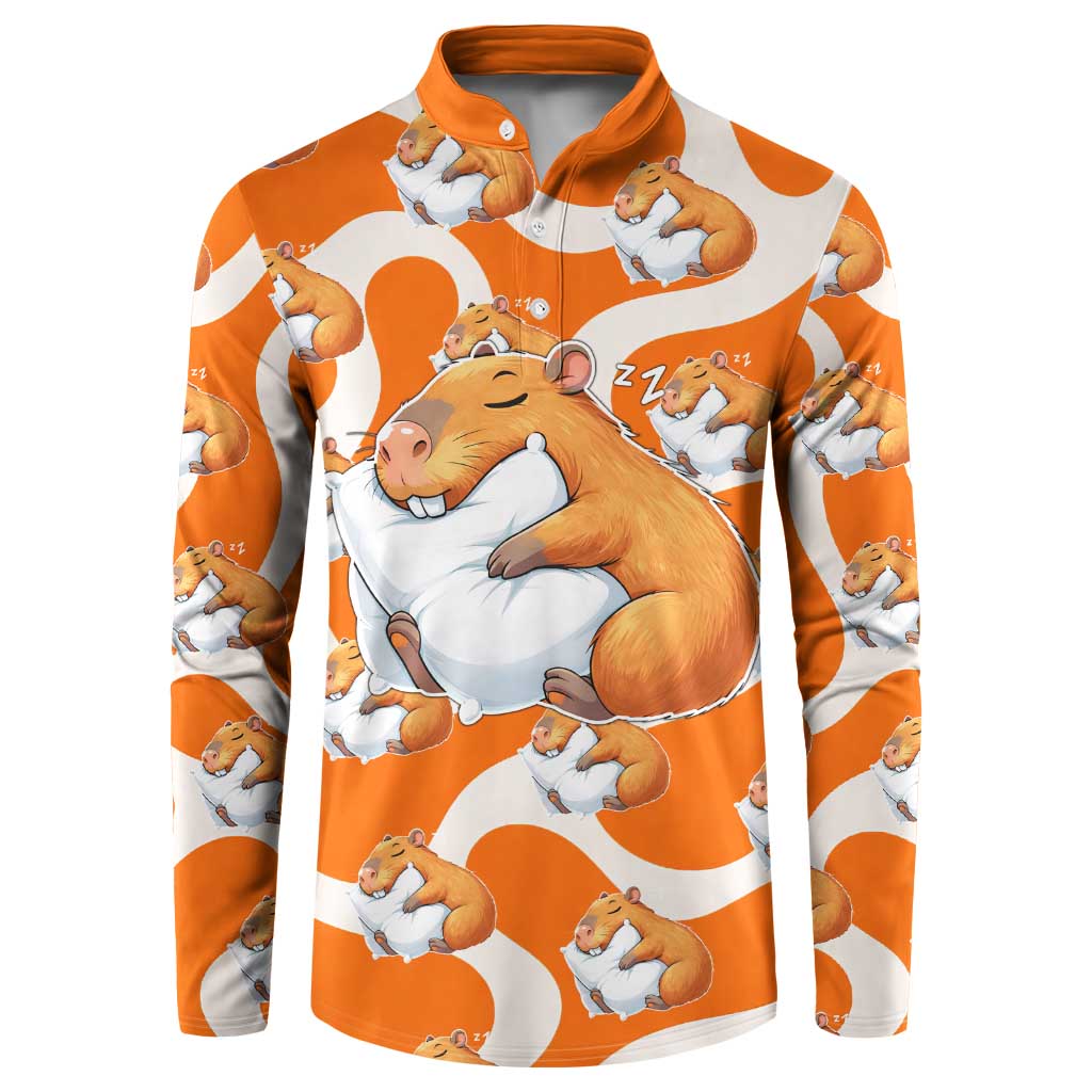 Capybara Sleep Button Sweatshirt Sleepybara Nightdress