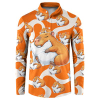 Capybara Sleep Button Sweatshirt Sleepybara Nightdress