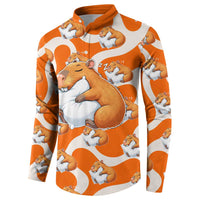 Capybara Sleep Button Sweatshirt Sleepybara Nightdress