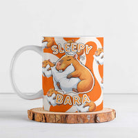 Capybara Sleep Ceramic Mug Sleepybara Nightdress