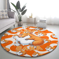 Capybara Sleep Round Carpet Sleepybara Nightdress