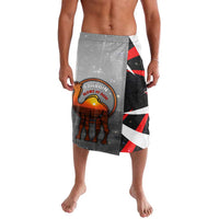 Bahrain Desert Camel Lavalava with Sunset Glow and Starry Sky