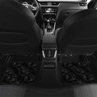 Personalized Skull Bowling Car Mats Green Flame Skull - Wonder Print Shop