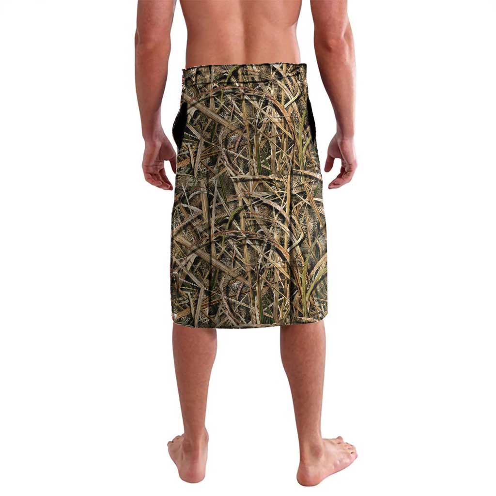 Personalized Walleye Splash Lavalava Camo Reeds and Night Forest Fishing Theme - Wonder Print Shop