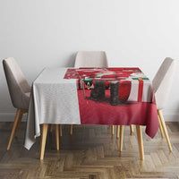 Greenland Santa Christmas Tablecloth Nordic Holiday Pride Design - Wonder Print Shop