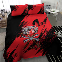 Native American Chief Skull Bedding Set Original Founding Fathers Headdress Feather